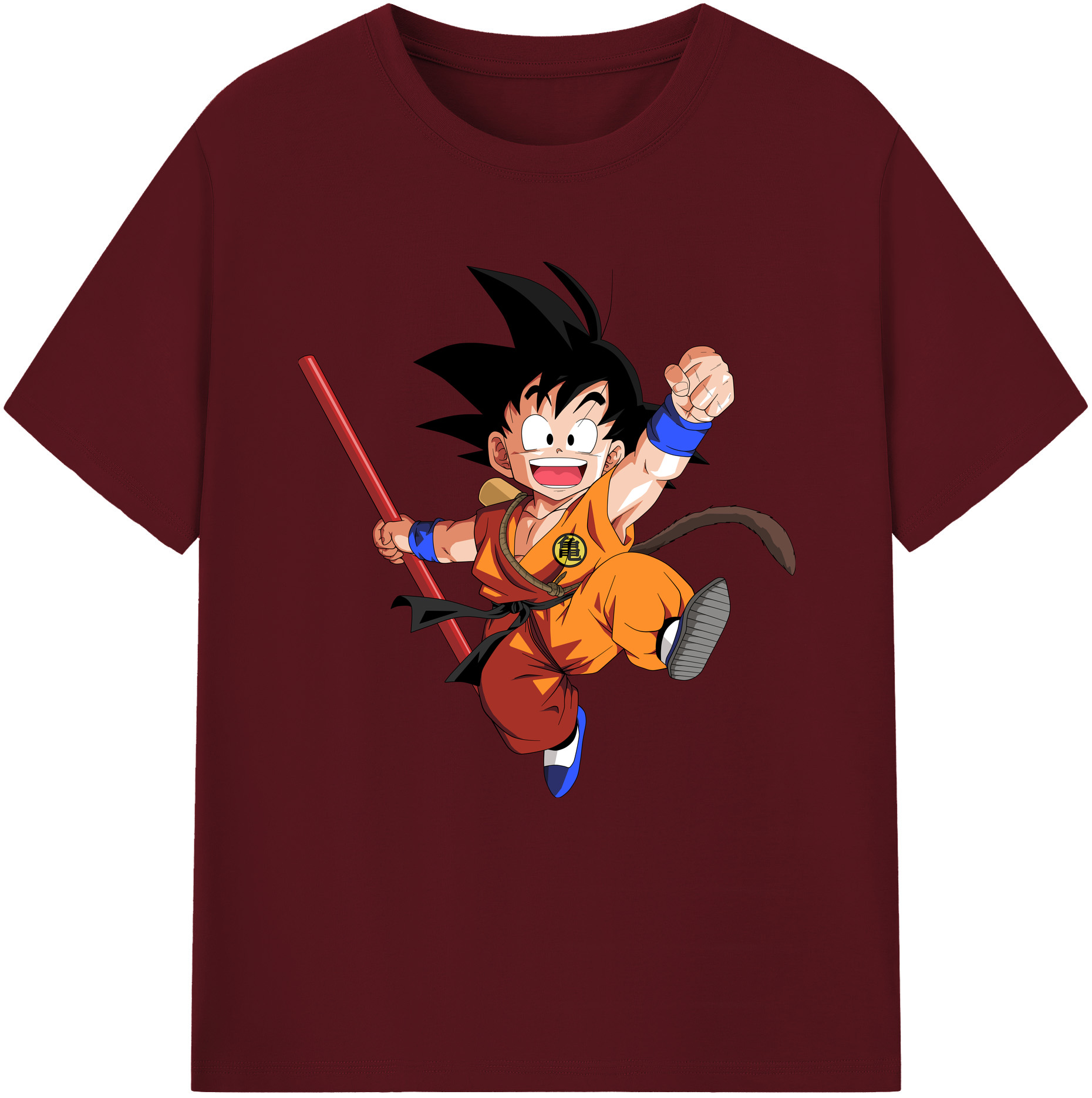 （画像用） ドラゴンボール 孫悟空（そん ごくう）Son Goku カカロット DRAGON BALL Kakarotto 綿100％半袖Tシャツ（フロントプリント）